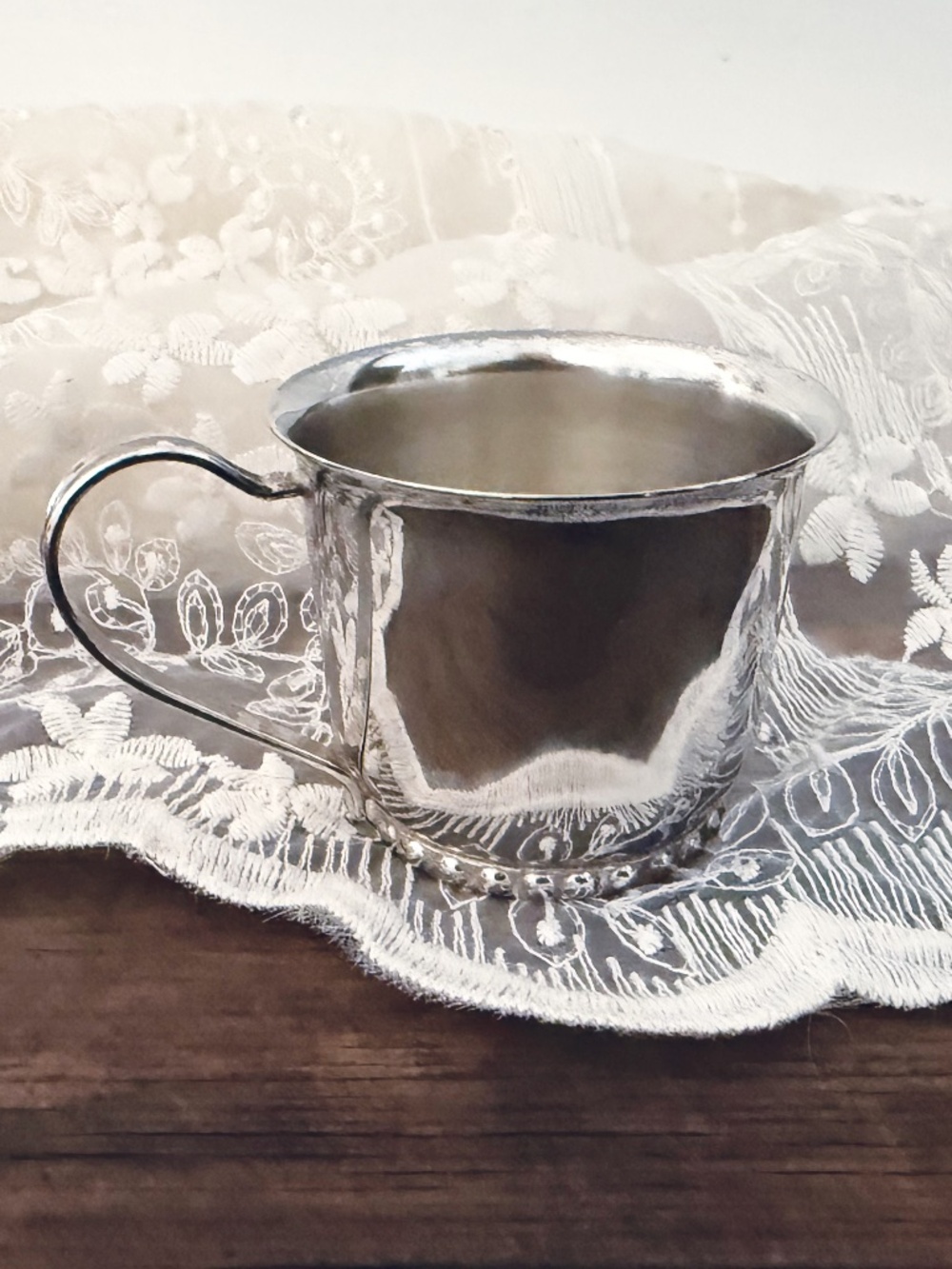 Silver Plated Baby Cup